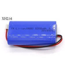 3.7v 1S2P 2400mAh Li-ion Rechargeable Battery Pack 6400mAh with XH2.54 Plug