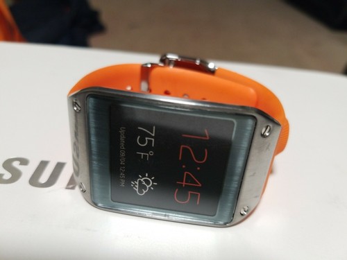 Dummy Samsung Galaxy Gear Smartwatch (1) Non Working Dummy Display Model  ORANGE | eBay