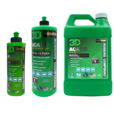 3D ACA 510 Premium Rubbing Compound Fast Cutting Body Shop Safe P1000 or Finer