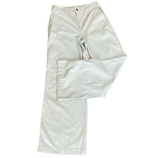 GAP Girlfriend Khaki Pants Sz 12 Tall Light Beige/Khaki Cotton-Spandex 331A