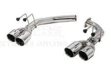 EOS DOUBLE WALL REAR AXLE BACK QUAD STAINLESS TIPS EXHAUST FOR TLX 21-UP