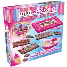 Mini Delices Schokoriegel Maschine - Bain Marie Formen und Schokoladenstift