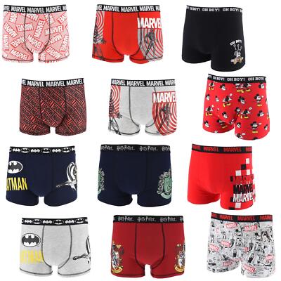  Offizielle Herren Charakter Shorts Boxershorts Unterwäsche 2er-Pack Größe S-XL