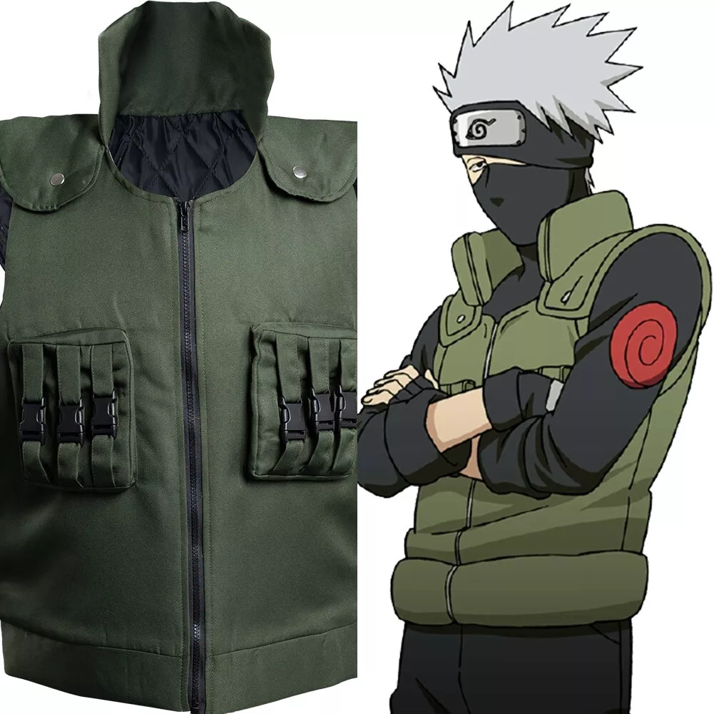 KOSTÝM PŘEVLEK KAKASHI HATAKE NARUTO ANIME COSPLAY M/L 170/176 za 1475 Kč -  Allegro