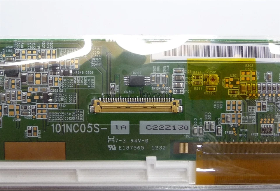 LOT 2 NEW CHUNGHWA CLAA101NC05 10.1" WSVGA LAPTOP LCD WIDESCREEN SCREEN 40-PIN - Image 4 of 4