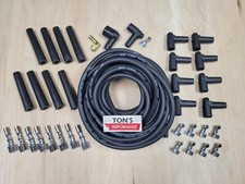 Universal Msd Super Conductor 8.5mm Black Spark Plug Wire Hei Kit V8 Bk Straight