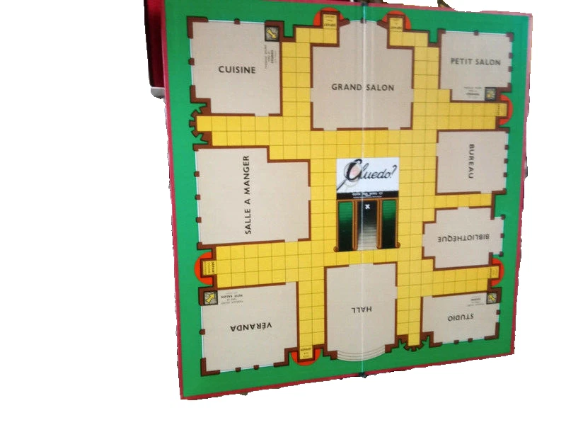 Jeux de société Cluedo Vintage Miro Company 1951 Boîte Jaune - Photo 3/4