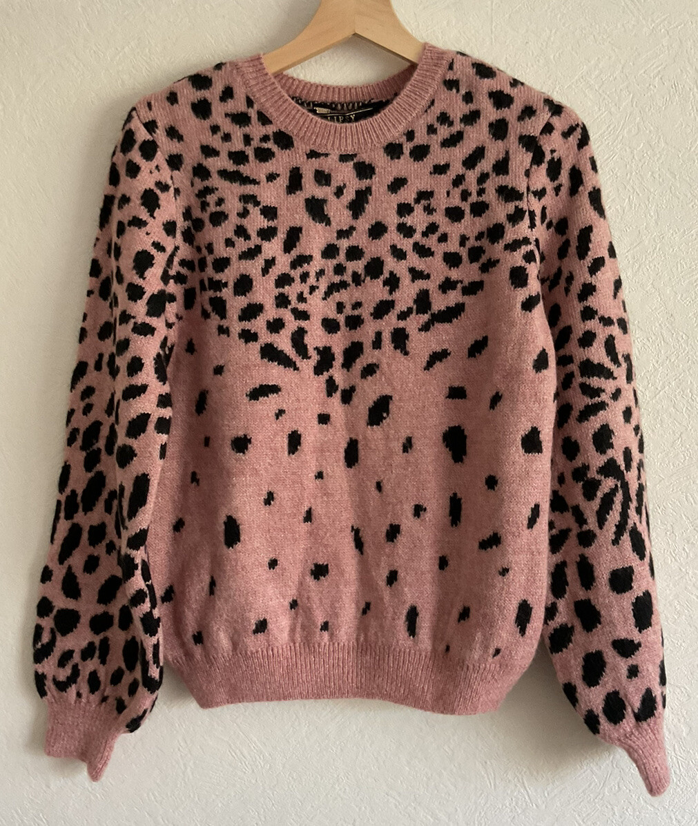 Lipsy London Lipsy Leopard Print Jumper Leopard Print Lipsy Midi