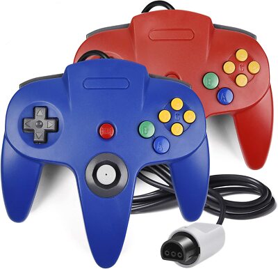Wired N64 Gamepad Controller Kontroller für Retro Nintendo 64 N64 Konsole System