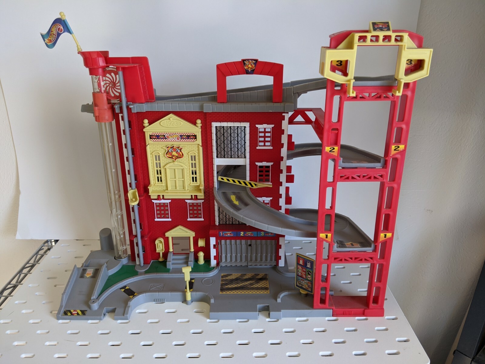 hot wheels fire station playset