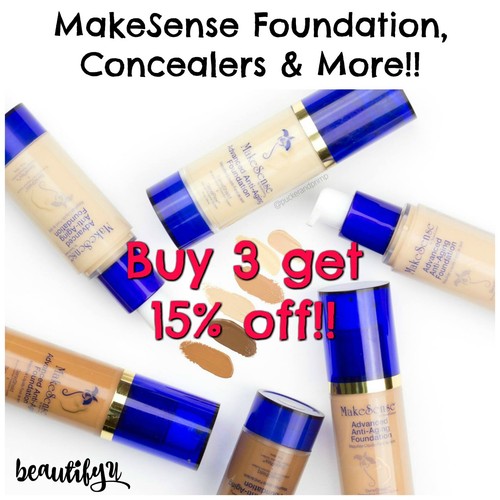 GOOB! MakeSense Foundation, Pearlizer, Concealers & Powder! Makeup by SeneGence! - Picture 1 of 30