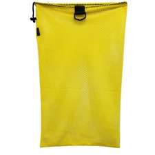 Nylon Mesh Drawstring Bag w/ D-Ring, Medium, Approx. 18x30