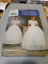 Simplicity Sewing Pattern 9764 Size 14-20 Fashion Historian Hoop Skirt Petticoat