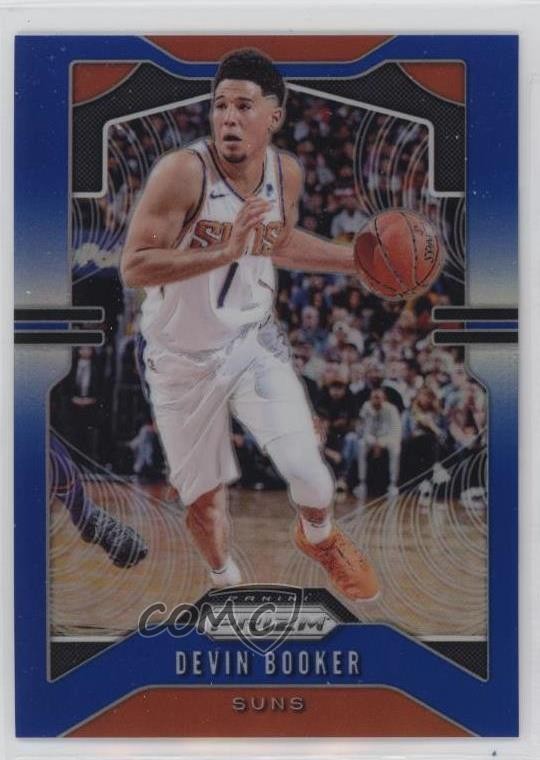 2019-20 Panini Prizm Blue Prizm 155/199 Devin Booker #67 14cm