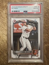 2025 Bowman Draft - IKE IRISH - [PSA 10] 1st Prospect Paper Orioles #BD-16