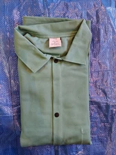 green welding jacket large fireproof shirt westex indura flame resistant