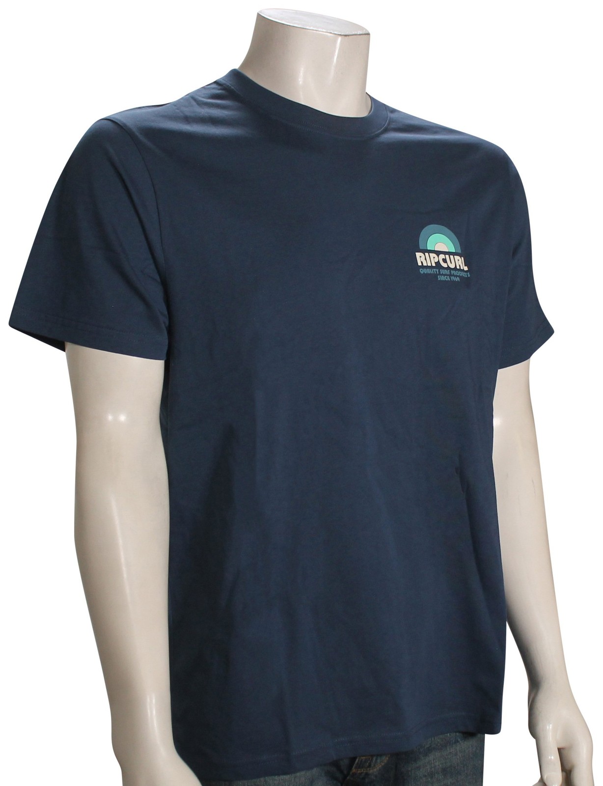 Футболка Rip Curl Surf Revival Line Up - постиранная темно-синяя - 5290₽