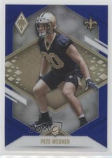 2021 Panini Phoenix Rookie Blue 24/35 Pete Werner #168 s1i