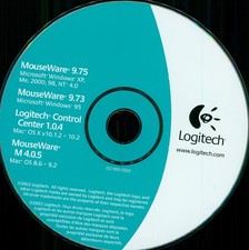Logitech Mouseware 9.75 Windows Logitech Control Center 1.04 MouseWare M4.0.5