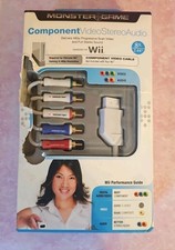 Nintendo Wii Wii U Monster 8' Cavo Gioco Componente Video Stereo Audio 480p NUOVO 