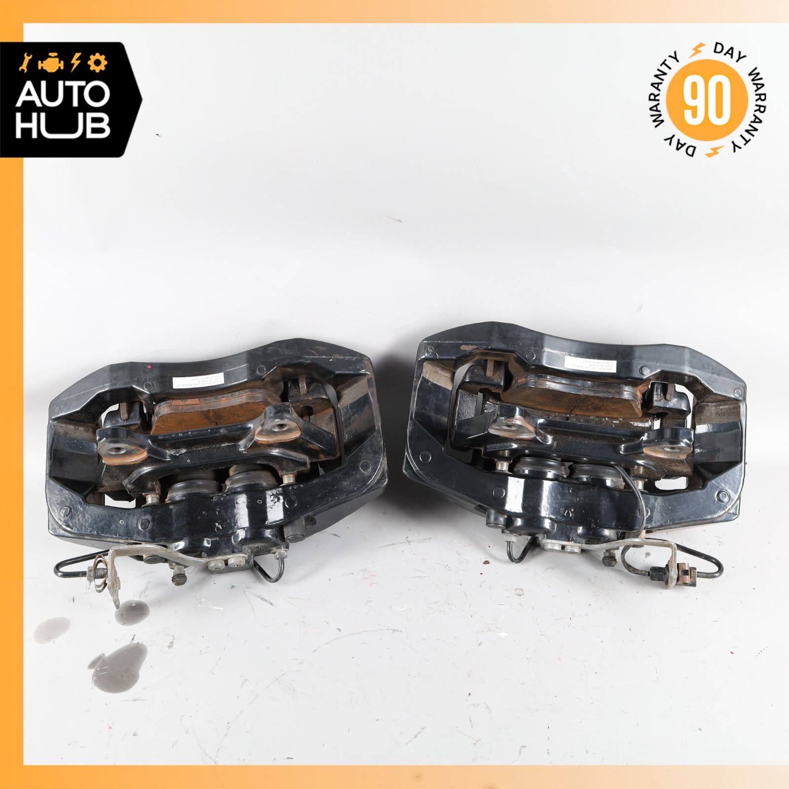 03-13 Bentley Continental GT GTC Front Brake Calipers Left & Right Set OEM 31k