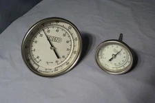 2 Trend Bimetal Thermometers - 25-125F & 0-200F - both 1/2" NPT
