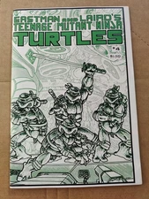 Teenage Mutant Ninja Turtles 4 VF+ Clean! 1st Printing Mirage Studios 1985 TMNT