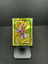 2025 Topps Chrome Marvel Silver Samurai #59 Yellow Lava Refractor
