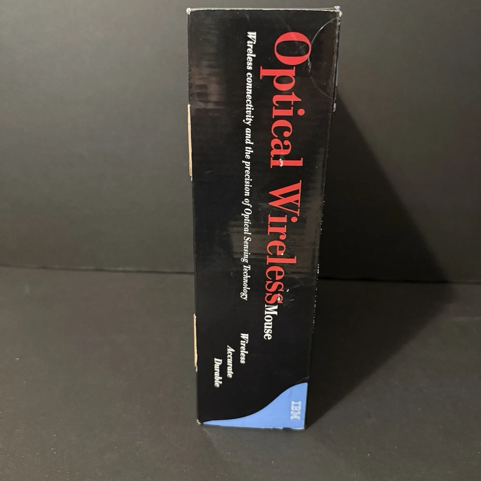 IBM Wireless Optical Mouse NEW Sealed Box Retro PC Computer Vintage NOS - Image 4 of 4