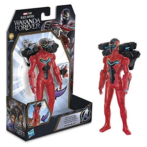 Marvel Hasbro Ironheart Trasformazione Vibranio – Action Figure 15 Cm – Black Panther Wakanda Forever