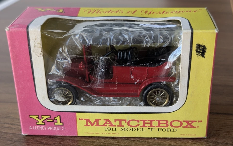 Matchbox 1911 Model "T" Ford Y-1, A Lesney Product. Models Of Yesteryear — 第 2/3 张图片