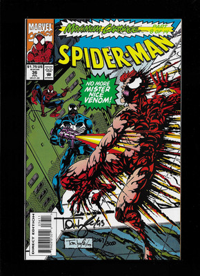 Spider-Man  (1993) #36 MAXIMUM CARNAGE SIGNED BY ARTIST  TOM LYLE #2067/3000