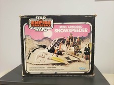 Vintage Kenner 1980 Star Wars Rebel Snowspeeder complete box contents MIB