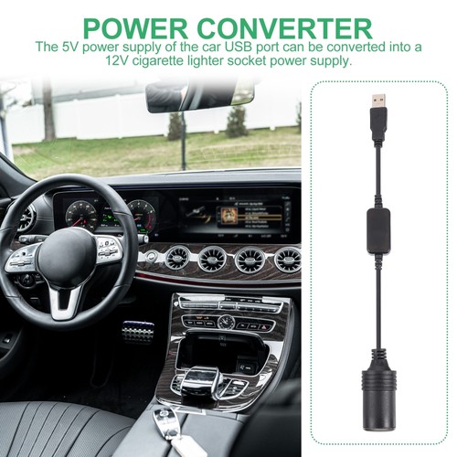 5 V Cigarette Lighter Adapter Usb Power Converter Car Plug - Photo 6 sur 12