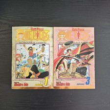 One Piece Volume Set Vol 1 + 3 Gold Foil 3a + 6a edizione Romance Dawn Fooled