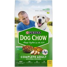 2x Purina perro chow pollo sabor comida seca para perros adultos croquetas lote a granel nuevo 3,5 lb