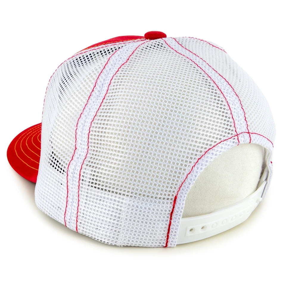 Sombrero de malla Joey Logano 2025 a rayas #22 rojo/blanco Foto 4 de 4