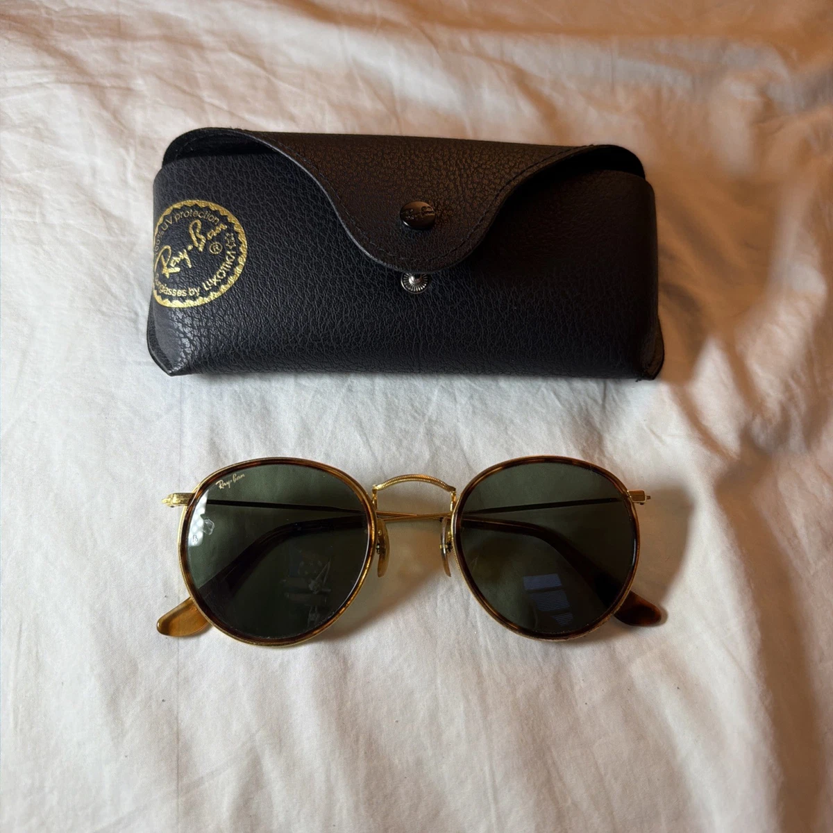 Ray-Ban Metal Frame Round Vintage Sunglasses for sale | eBay