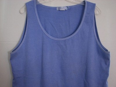 Fresh Produce Size XXL Periwinkle Blue Sleeveless Top Shirt fpro56 Beachy 2XL