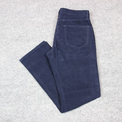 Sid Mashburn Corduroy Pants Men's 33X32 (Actual 33X29) Blue Straight Button Fly