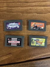 Game Boy Advanced Games Lot Earth Worm Jim NES Classics Road Rash