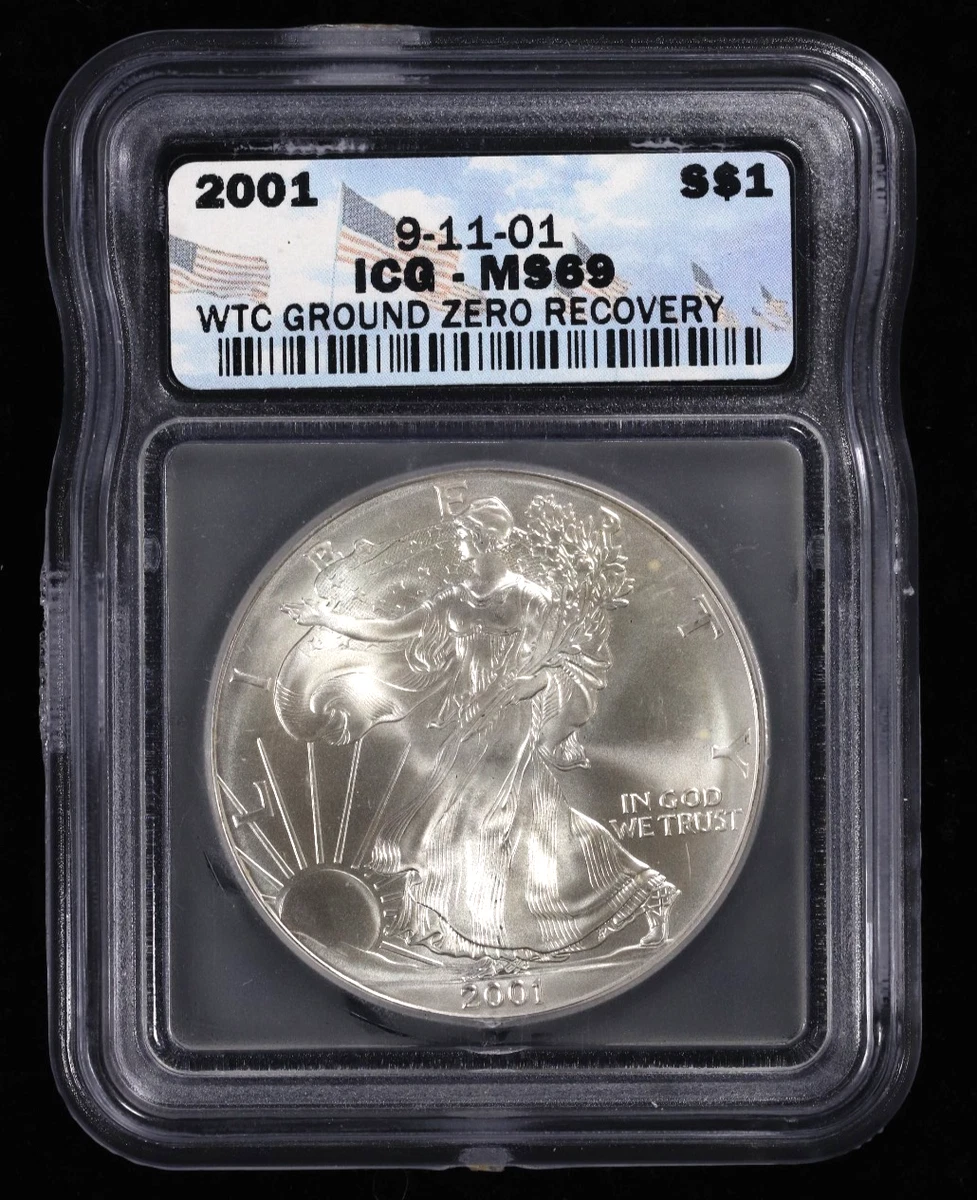 American Eagle MS 69 Graded 2001 Silver Bullion Coins for sale | eBay