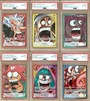 PSA 10 ONE PIECE BASE SHOP Limited Card Collection vol.1 Complete