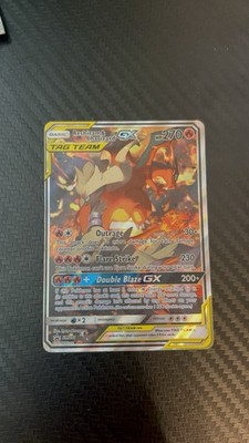 Pokemon Reshiram & Charizard GX SM201 TAG TEAM GX Promo Holo 270 HP