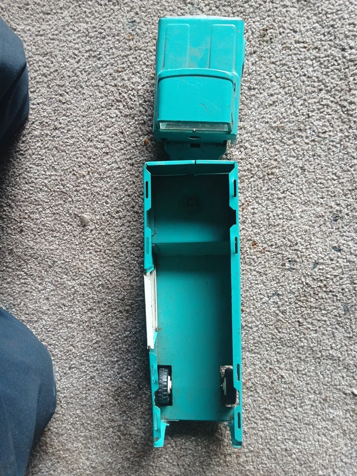 1970s STRUCTO KENTUCKY FARM PONY VAN IH INTERNATIONAL SCOUT/JEEP? VINTAGE Blue - Image 2 of 4