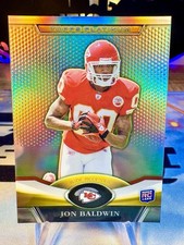 2011 Jon Baldwin Topps Platinum Rookie Card #19 Kansas City Chiefs. rookie card picture