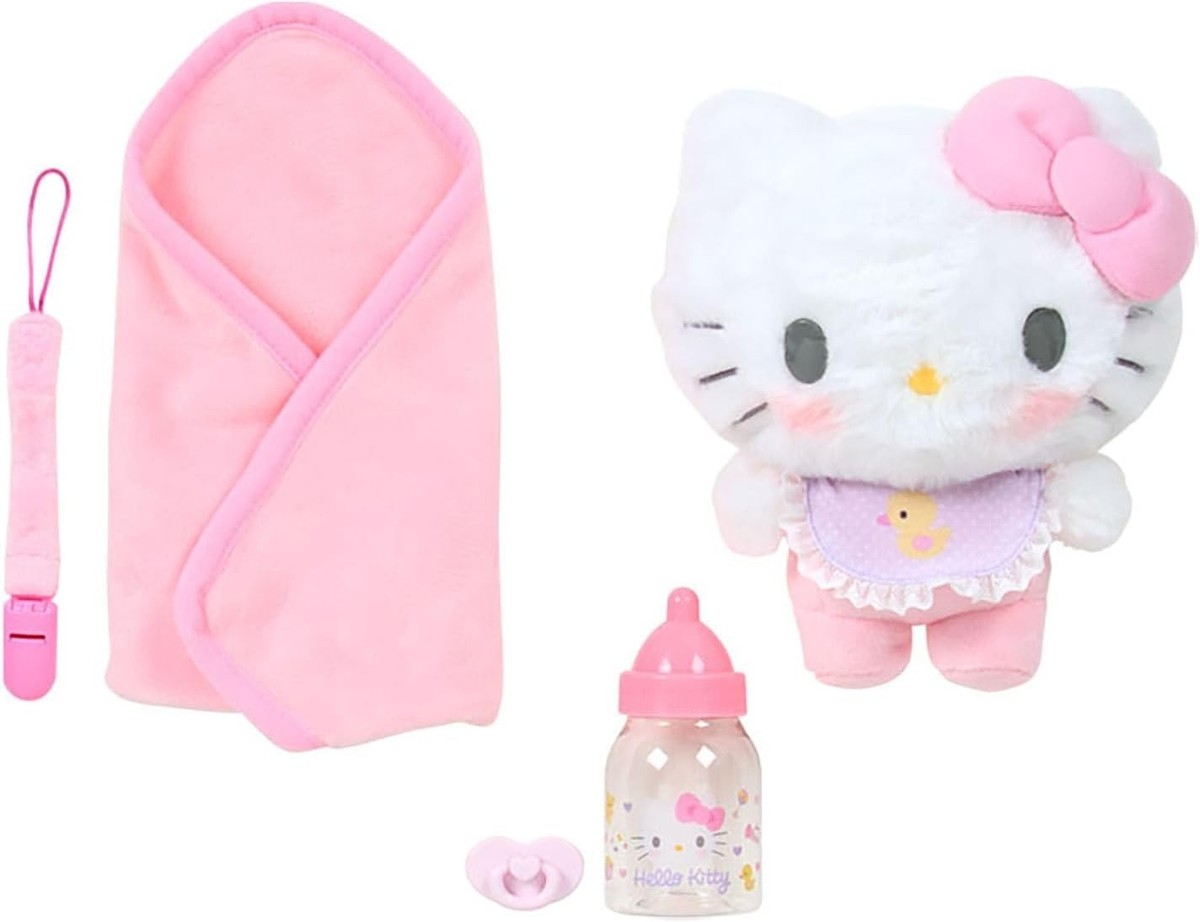 Hello Kitty Baby Plush Care Set Japan Exclusive Sanrio 2025 | eBay