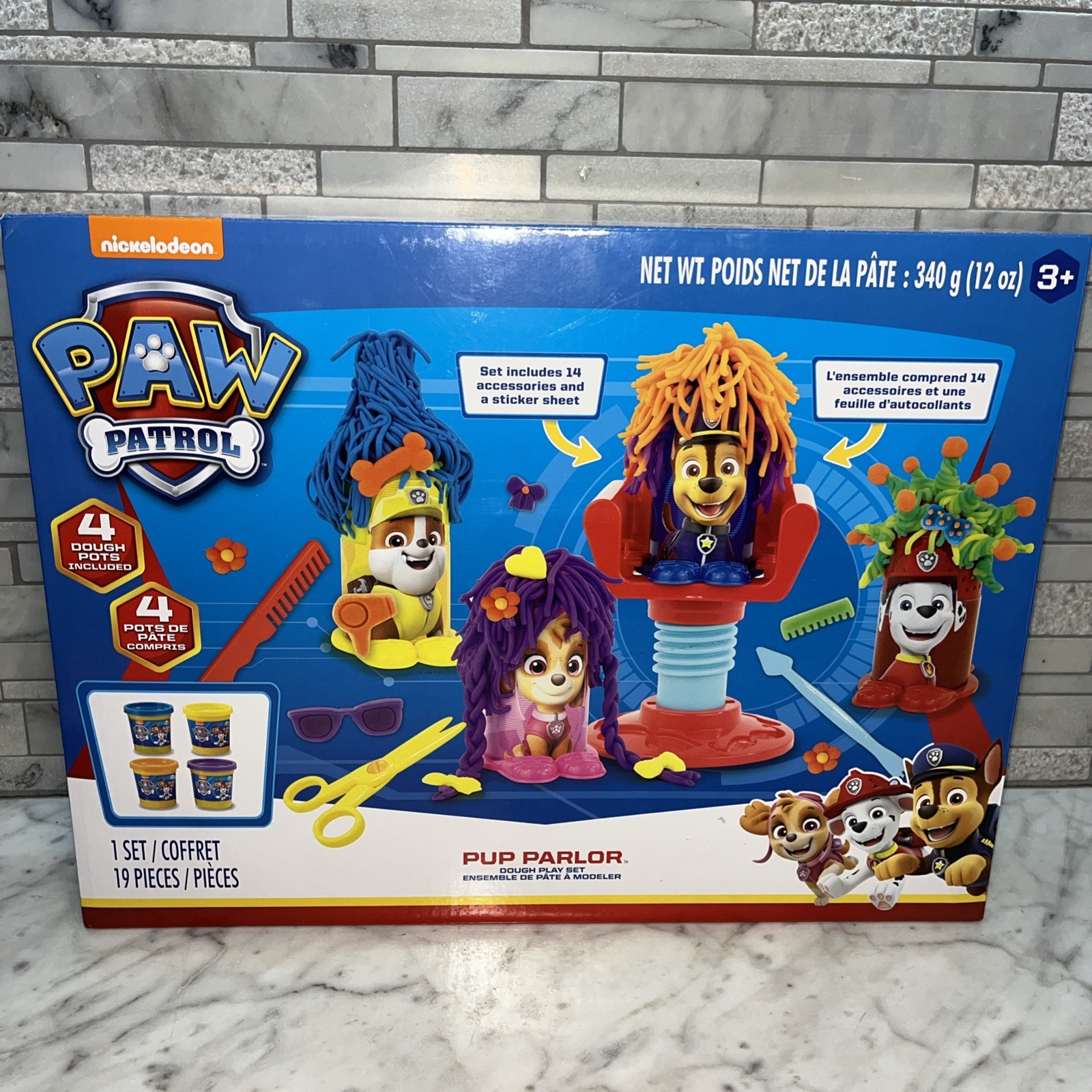 , Pup Parlor, Pup Hair Cut Play Doh, Set Include 19 Pcs