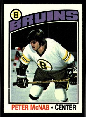 1976-77 Topps Peter McNab #118 - Boston Bruins - NM+