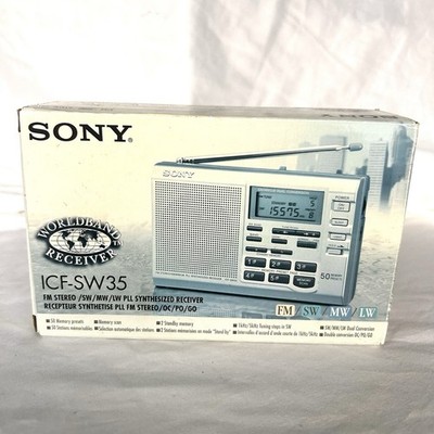 Vintage Sony ICF-SW35 FM Stereo SW/MW/LW PLL Synthesized World Radio Receiver